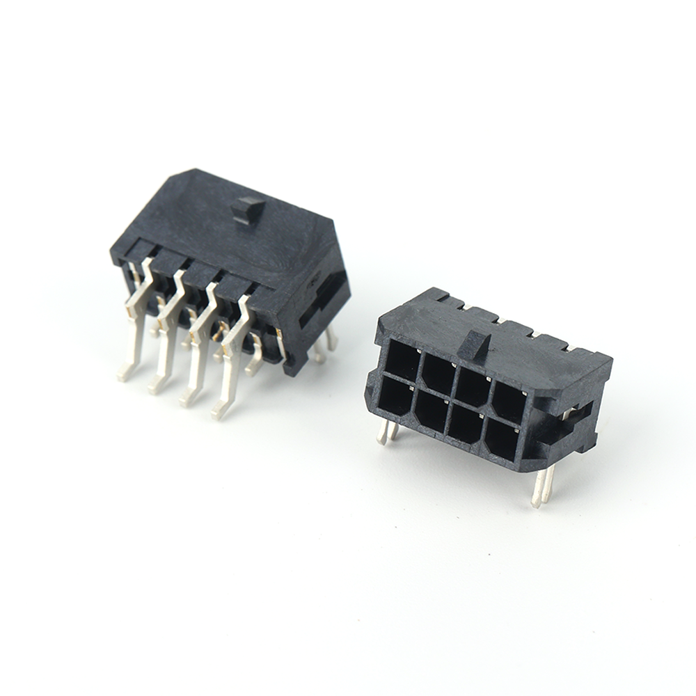 3.00mm Pitch Dual Row Right-Angle Header With Harpoon